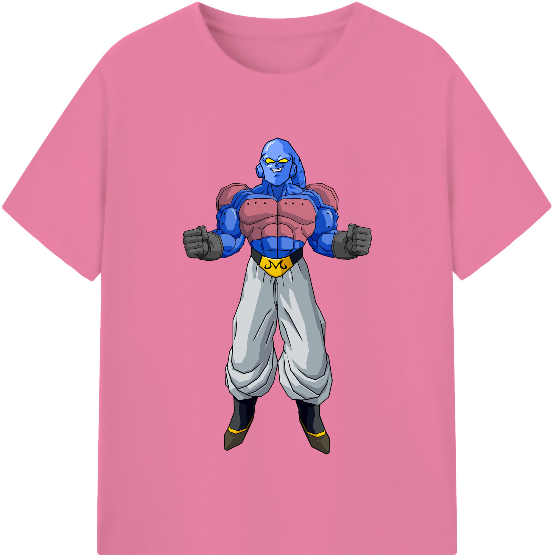 （画像用） ドラゴンボール 魔人ブウ DRAGON BALL Majin Buu 綿100％半袖Tシャツ（フロントプリント）